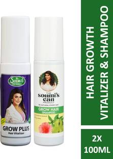 The Soumi's Can Product HAIR VITALIZER 100ML & GROW HAIR SHAMPOO 100ML