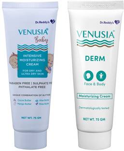 venusia Baby Intensive Moisturizing Cream ,75g & Derm Moisturing Cream ,75g