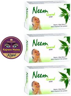 glomantic Kajal & Neem Guard Soap 75gm Pack of 3