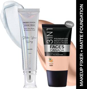 FACES CANADA Silver Strobe Cream (30ml) + Rose Ivory Hydra Matte Mini Foundation (18ml)
