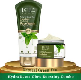 Lotus Botanicals Natural Green Tea HydraDetox Glow Boosting Combo