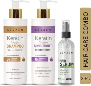SEVAEN Keratin Shampoo With Keratin Conditioner
