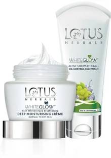 LOTUS Herbals Nourishment Kit ( Deep Moisturising Cr�me + Oil control Face Wash )