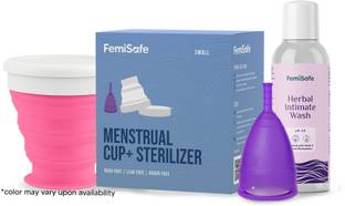 FemiSafe Menstrual cup, sterilizer and lubricant