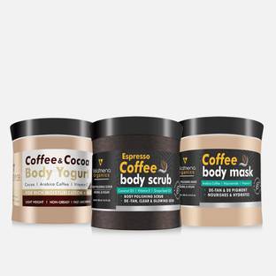 Volamena Organics Coffee De-Tan Body Polishing Kit Pack Of 3