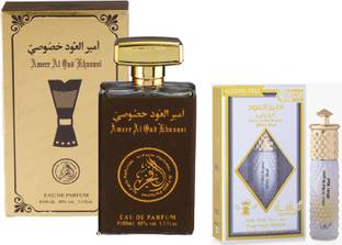 AL FAKHR Ameer Al Oud Khususi Pefumes 100ml & White Oud Attar 6ml