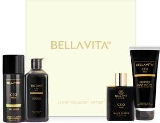 BELLAVITA CEO Man Premium Gift Set|With Woody, Citrus & Aromotic Notes|
