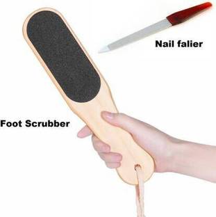 Lenon Beauty Double sided flat foot scrubber