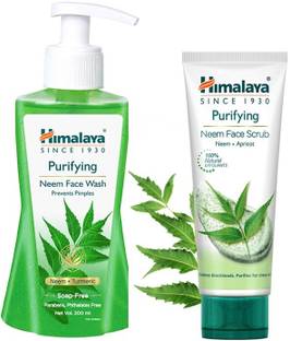 HIMALAYA Neem Face Wash 200ml & Neem Scrub 100ml