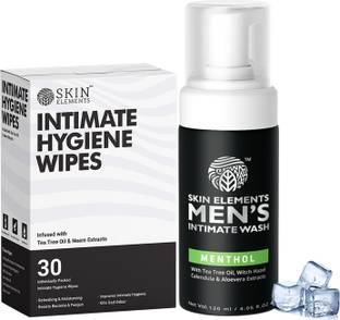 Skin elements Intimate Hygiene Combo | Menthol + Hygiene Wipes|