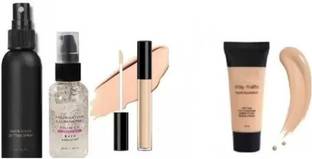 mkldsrh waterproof fixer with primer concealer foundation for face make up kit