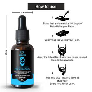 Garuda Store Beard Oil for Soft and Long Beard - Softens and Conditions Beard - Hair Oil