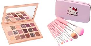 ZOXITAV Combo Of 18 color Eye Shadow Palette With 7 Piece Brush Set