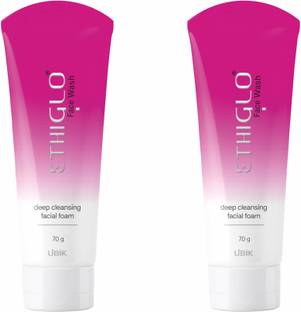 ETHIGLO Skin Lightening  with Kojic Acid, Niacinamide & Vitamin C Face Wash