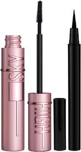 nn NEW EYELINER WITH MASCARA SUPER PERFECT PACK OF 2