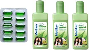 MEDIKER Anti Lice Treatement Shampoo, 50ml 3PC AND VETAMIN E CAPSUL 10PC