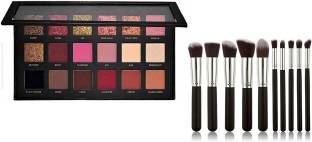 QEQEQ Professional 10 pcs Premium Synthetic Makeup