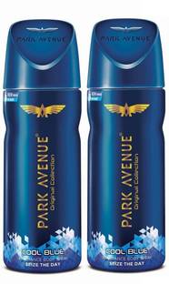 PARK AVENUE Men's Classic Deo Cool Blue 100ml*2 (Pack of 2) Deodorant Spray  -  For Men