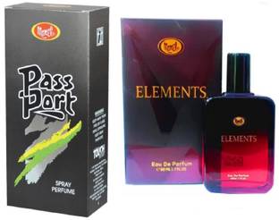 MONET 1 PASSPORT 100ML & 1 ELEMENT PERFUME 50ML, PACK OF 2.