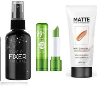 lately MAKEUP COMBO OF FIXER FOUNDATION & LIPSTICK