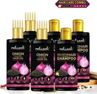 Phillauri Red Onion Black Seed Oil Combo Kit Hair Oil + Shampoo (2 Items in the set)