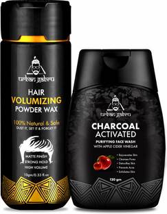 urbangabru Hair Volumizing Powder 10 GM & Charcoal Face Wash 120 GM - Men's Grooming Combo