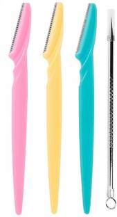 Luster Shine Nose Blackhead remover tool & Painless hair removal Facial Razor