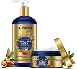 St.Botanica Pro Keratin & Argan Oil Skin Care Combo of (300ml) & Mask (200gm)