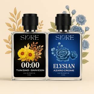 SIORE 00:00 & ELYSIAN AZARO CROME Perfume Combo