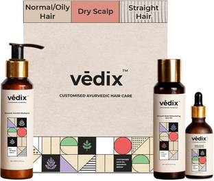 Vedix Hair Fall Control Regimen for Normal/Oily Hair - Dry Scalp & Straight Hair