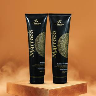 FLORACTIVE PROFISSIONAL Marroco Golden Plus Shampoo And Conditioner - 300Ml Each