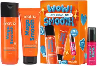MATRIX Professional Smooth Hair Combo | Anti-frizz Shampoo and Conditioner + FREE Porosity Spray