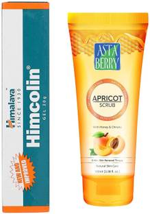 HIMALAYA Himcolin Gel , Scrub 60 ml(60 gm) (2 Items in the set)