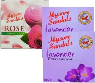Mysore Sandal Rose and Lavender Soap 150g Each Pack