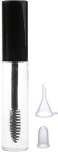 VASADIGITAL 1pcs 10ml Reusable Empty Mascara Black Bottle Tube Container With 1 Pcs Funnel
