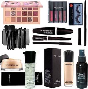 LOVE HUDA Professional Waterproof Long Lasting Combo Bridal Beauty Parlour Makeup Set For Women & Girls