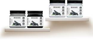 DR.RASHEL Charcoal Mini Jars Combo (Scrub, Gel, Cream, Face Pack)