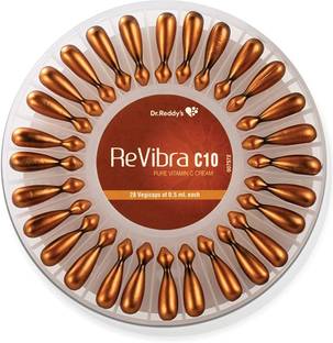 Revibra C10, Pure & Bioactive Vitamin C 10% Serum, Easy to Use Mono Vegicap