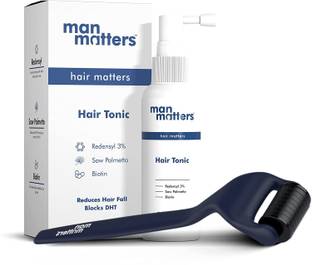Man Matters Hair Growth Kit for Men | Redensyl Hair Tonic 60ml | Advanced Derma Roller 0.5mm