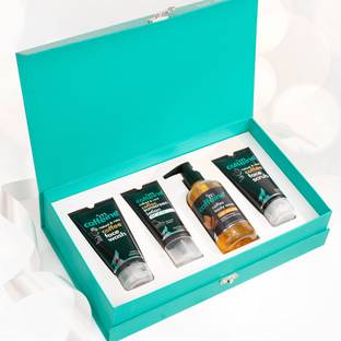 mCaffeine Couples Coffee Skincare | Set - Face Wash, Scrub, Body Wash & Sunscreen