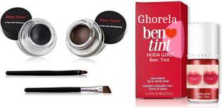 ghorela Music Flower Gel Eyeliner + Bene Tint Lipstick (Pack of 2)