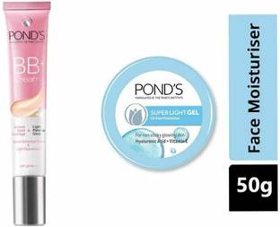POND's SUPER LIGHT GEL 50G + LIGHT MAKEUP GLOW BB CREAM 9G