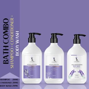 La'bangerry Keratin Hair & Body Wash Combo With Almond & Eucalyptus Oils