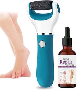 ADJD Foot Scrubber for Dead Skin Pedicure Tools & Foot Care Serum For Rough