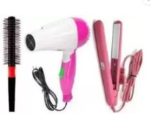 HINSHITSHU Professional Dryer 1290 , With Hair Straightner And Red Comb