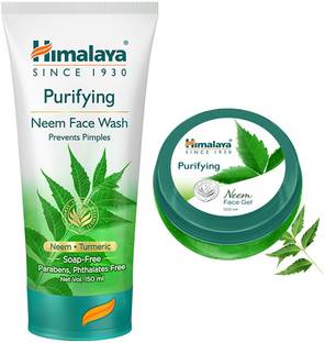 HIMALAYA Purifying Neem Face Wash 150ml And Face Gel 100ml