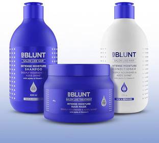 BBlunt Intense Moisture Shampoo 300ml + Intense Moisture Hair Mask 250g + Intense Moisture Conditioner 250g
