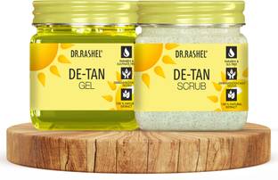 DR.RASHEL DE-TAN GEL & DE-TAN SCRUB |RESTORE SKINS NATURAL VIBRANCE |