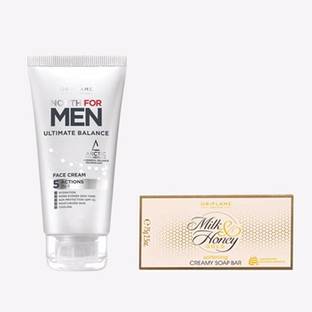 Oriflame Ultimate Balance Face Cream 50 ml with MILK & HONEY GOLD Softening Creamy Soap Bar 100 g