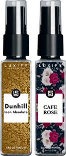 Luxify Scent Dunhill & Cafe Rose Perfume | Long-Lasting | Luxury Gift Pack |